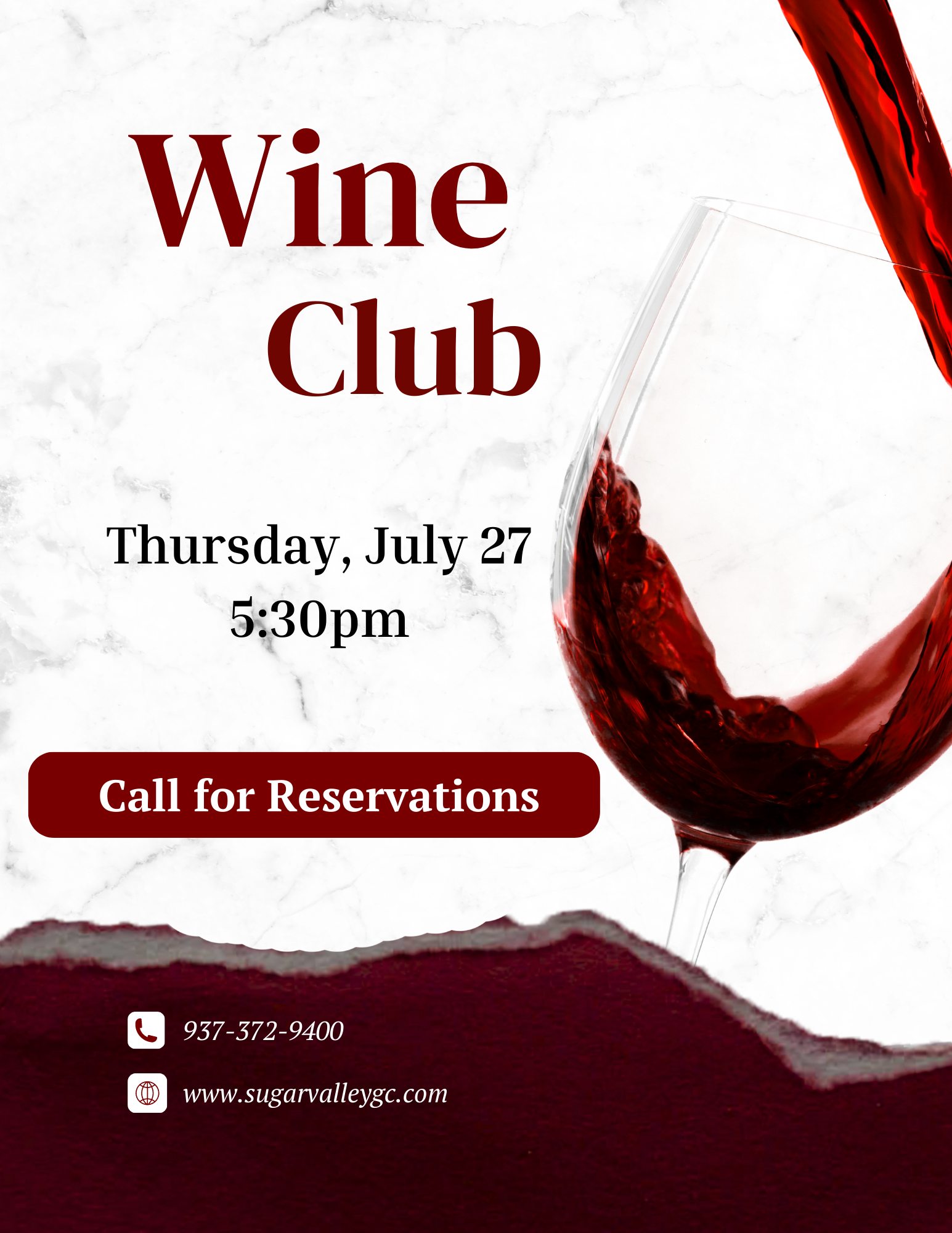 Wine club thursday july